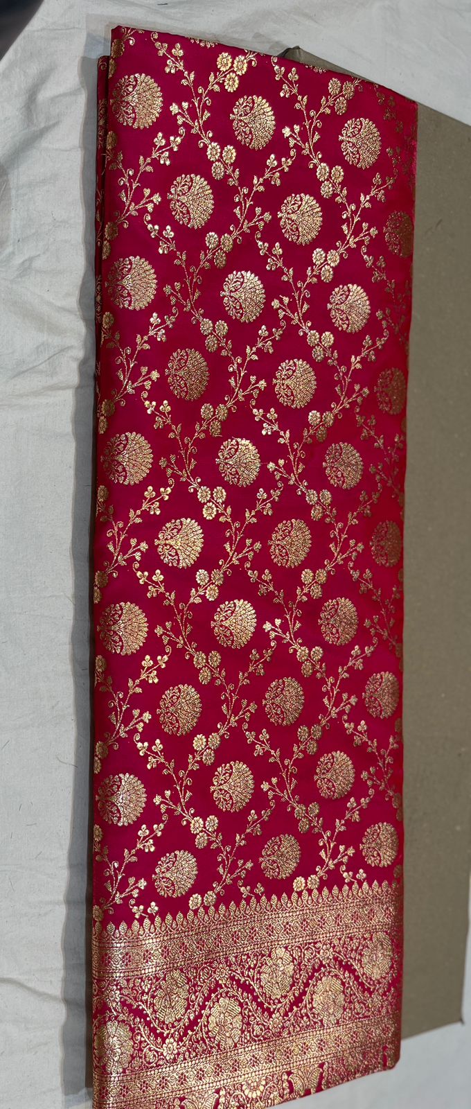 BANARASI HANDLOOM KATAN SILK SAREES GOOD QUALITY WEAVING DESIGN*