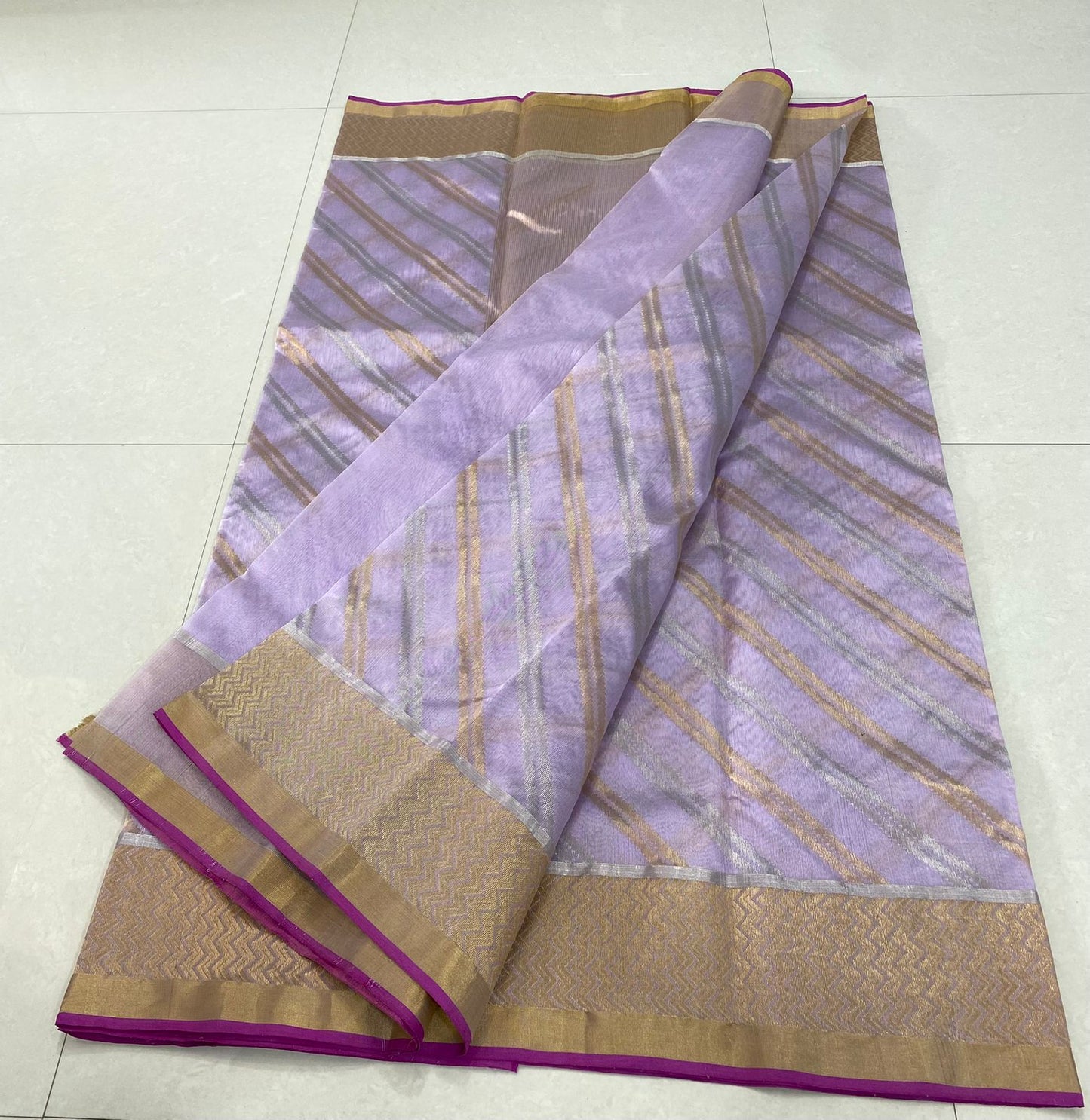Pattu silk handborder saree