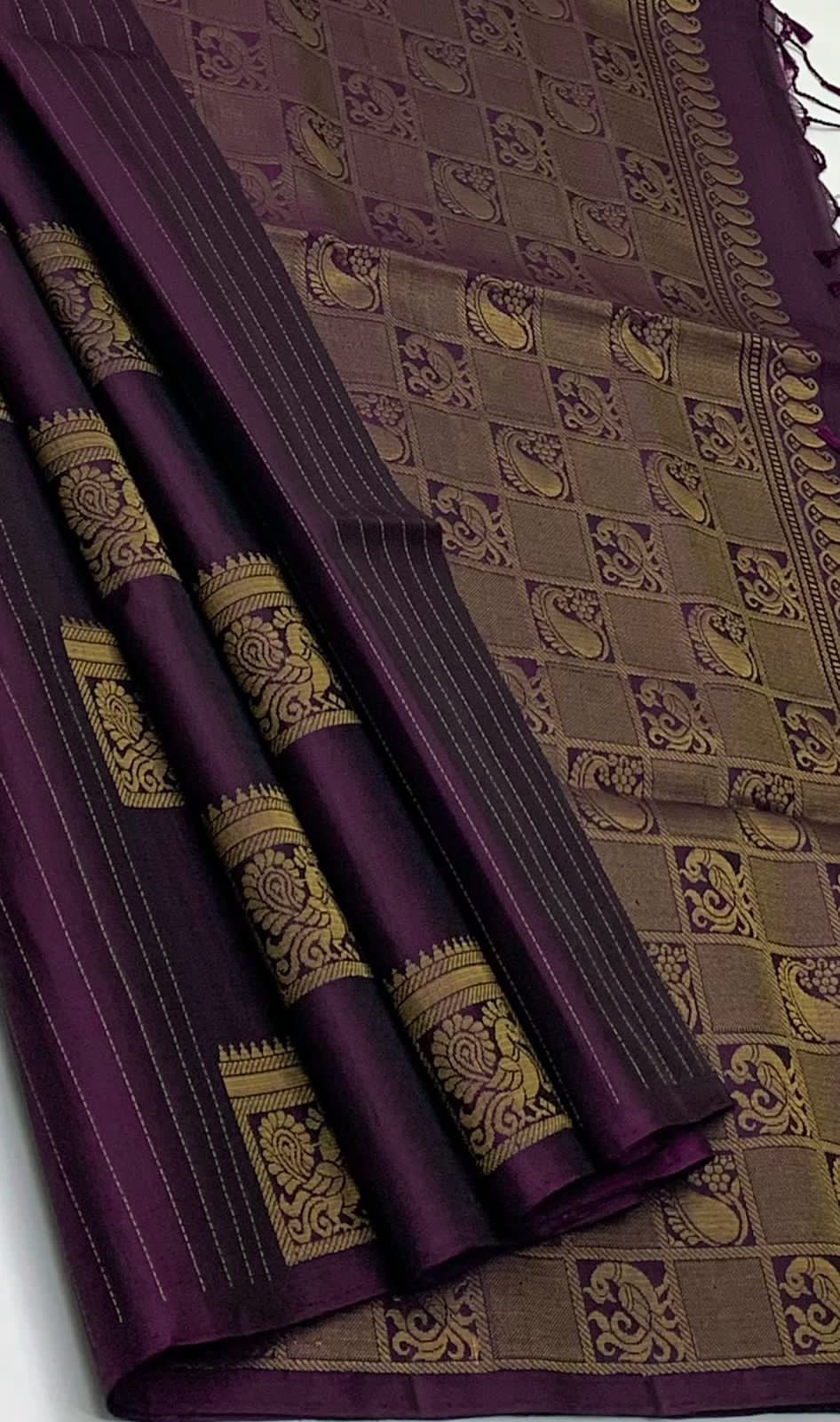 Pure handloom bhutta design borderless Double warp soft silk sarees collections ..with contrast Pallu and blouse