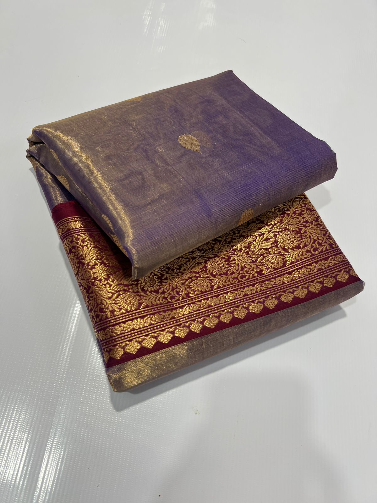 Katan silk tisu saree