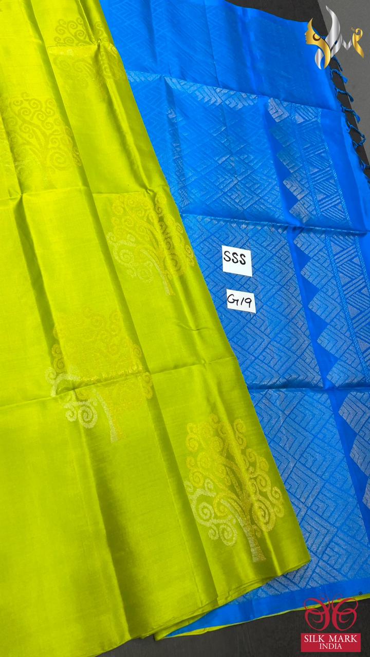 Original kanchipuram handloom double vaarppu  exclusive 240 hooks weaving MODERN TRENDY design  soft silk Sarees*