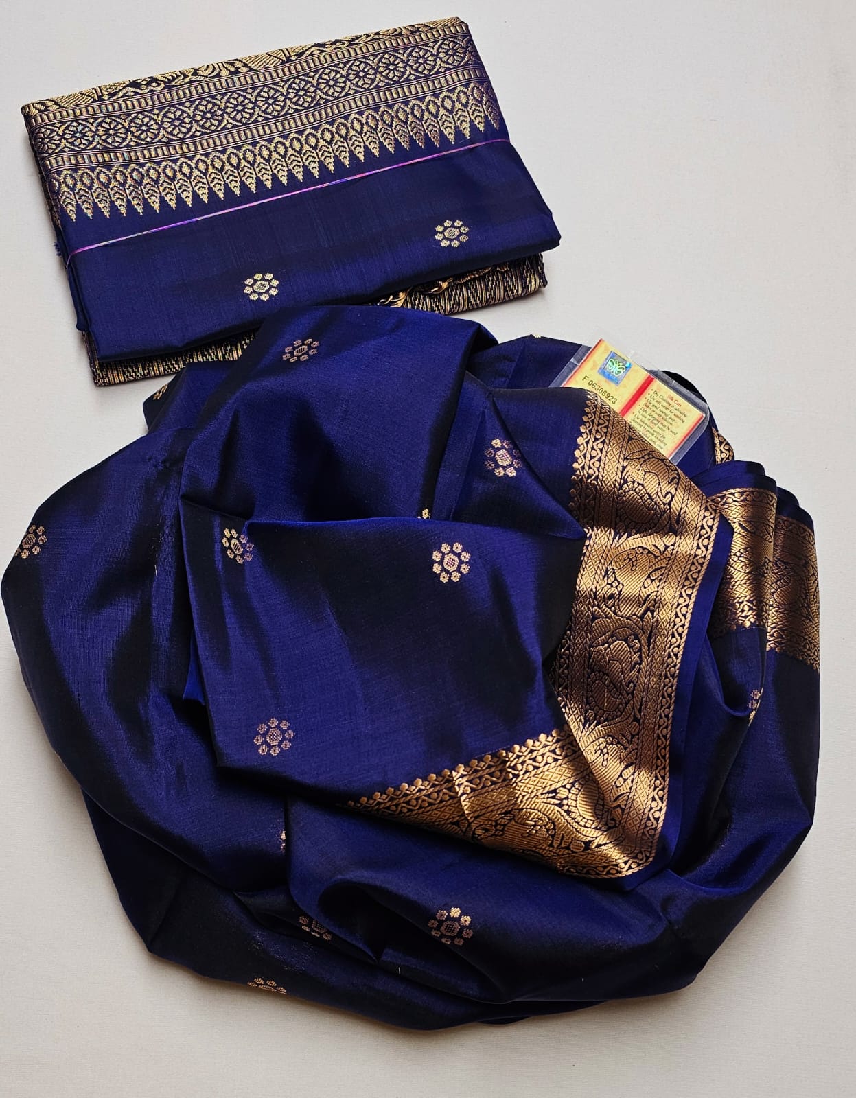 Pure handloom double warp kanchi silks saree