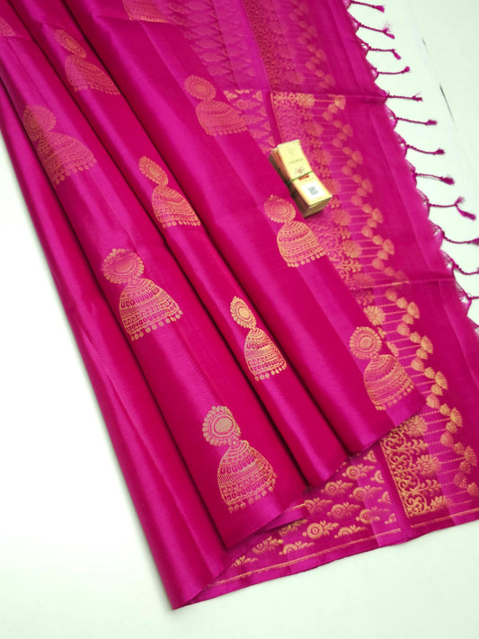 Pure handloom kanchi soft silk sarees
Silk mark certified