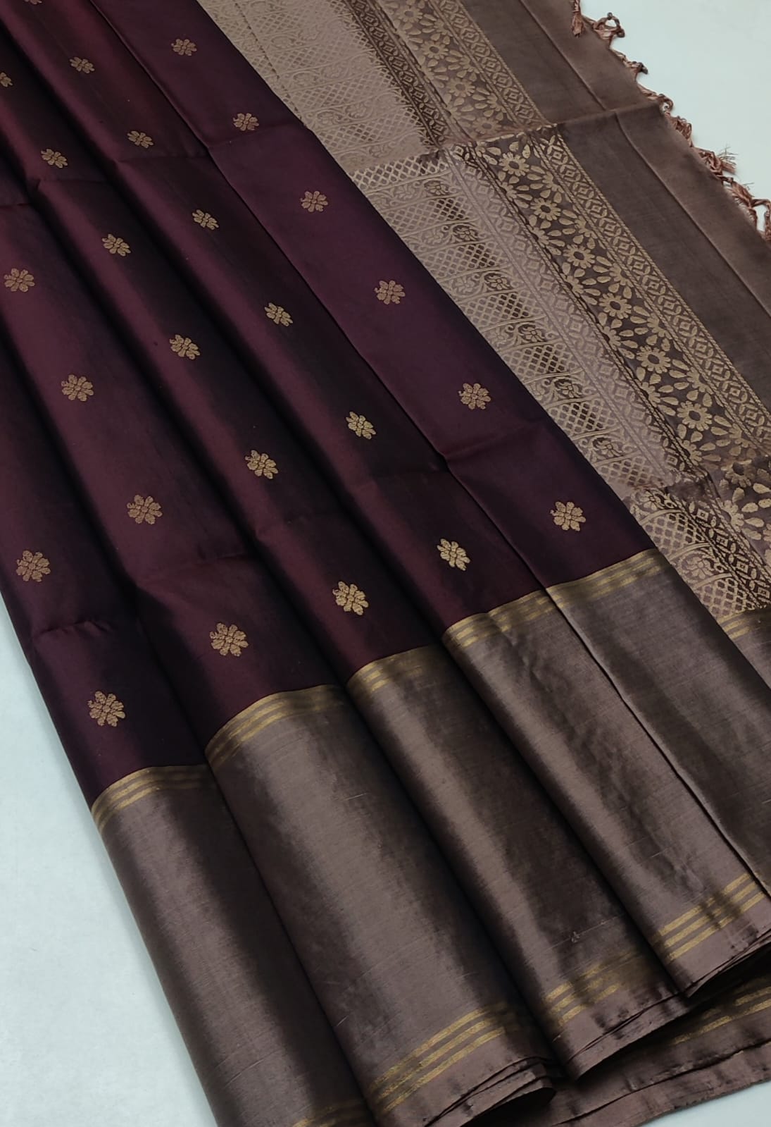 Pure handloom Double warp soft silk sareeFansy sarees
With silk mark certificate