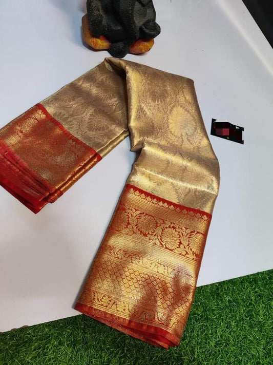MOST DEMANDING TISSUE SILK SAREES*
BANARASI TISSUE BROCADE SAREES BEST QUALITY WEAVING DESIGN