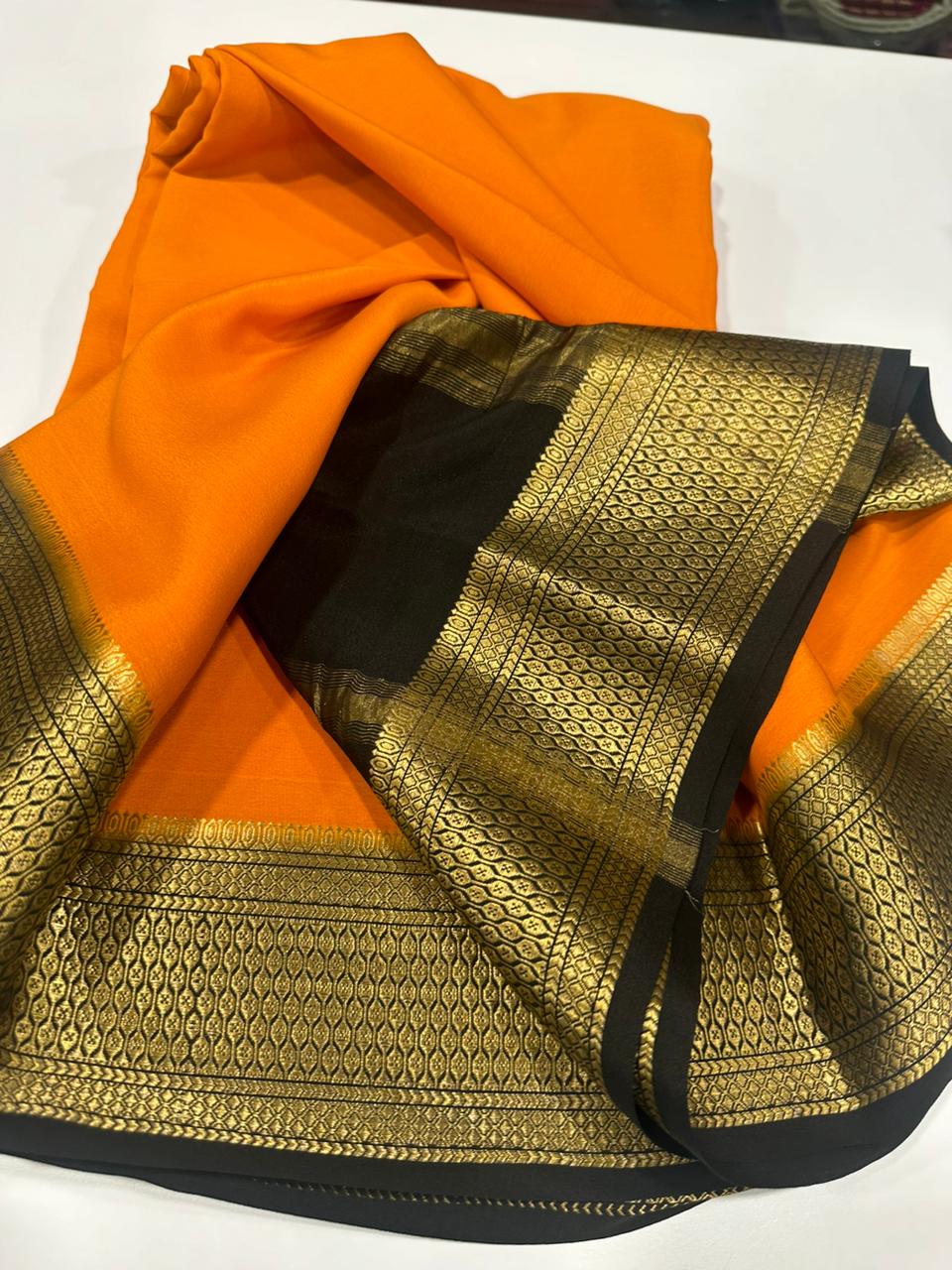 Pure  Mysore silk sarees 
110  grm thickness
Silk mark certified