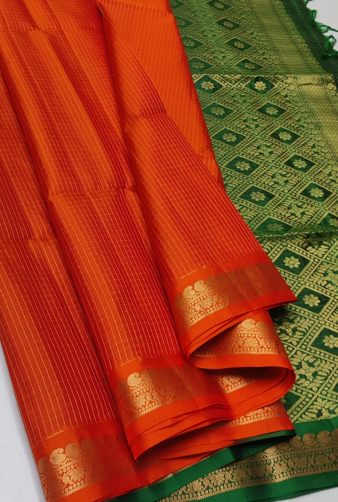 Pure handloom kanchi soft silk sarees
Silk mark certified