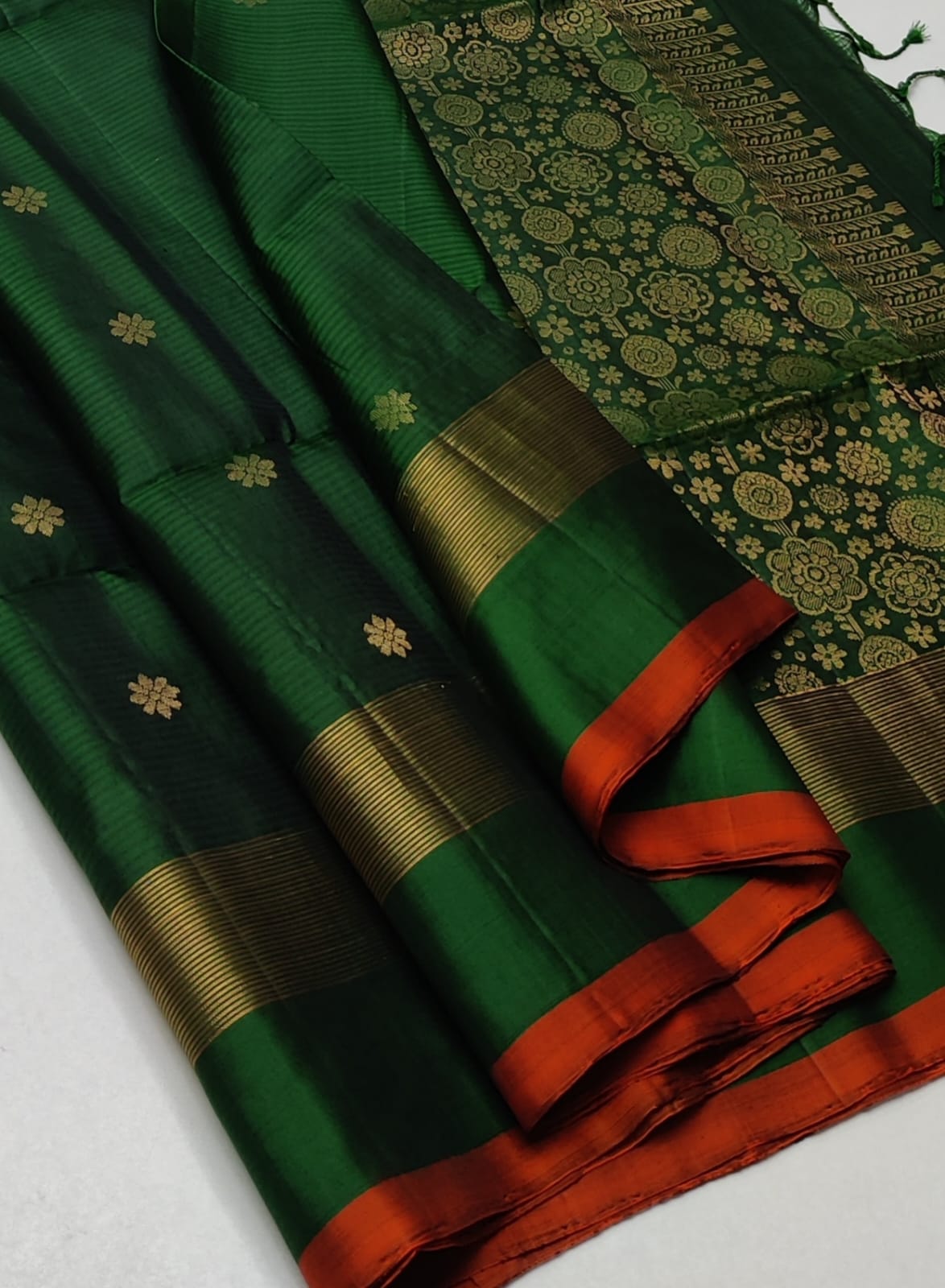 Pure handloom Double warp soft silk sareeFansy sarees
With silk mark certificate