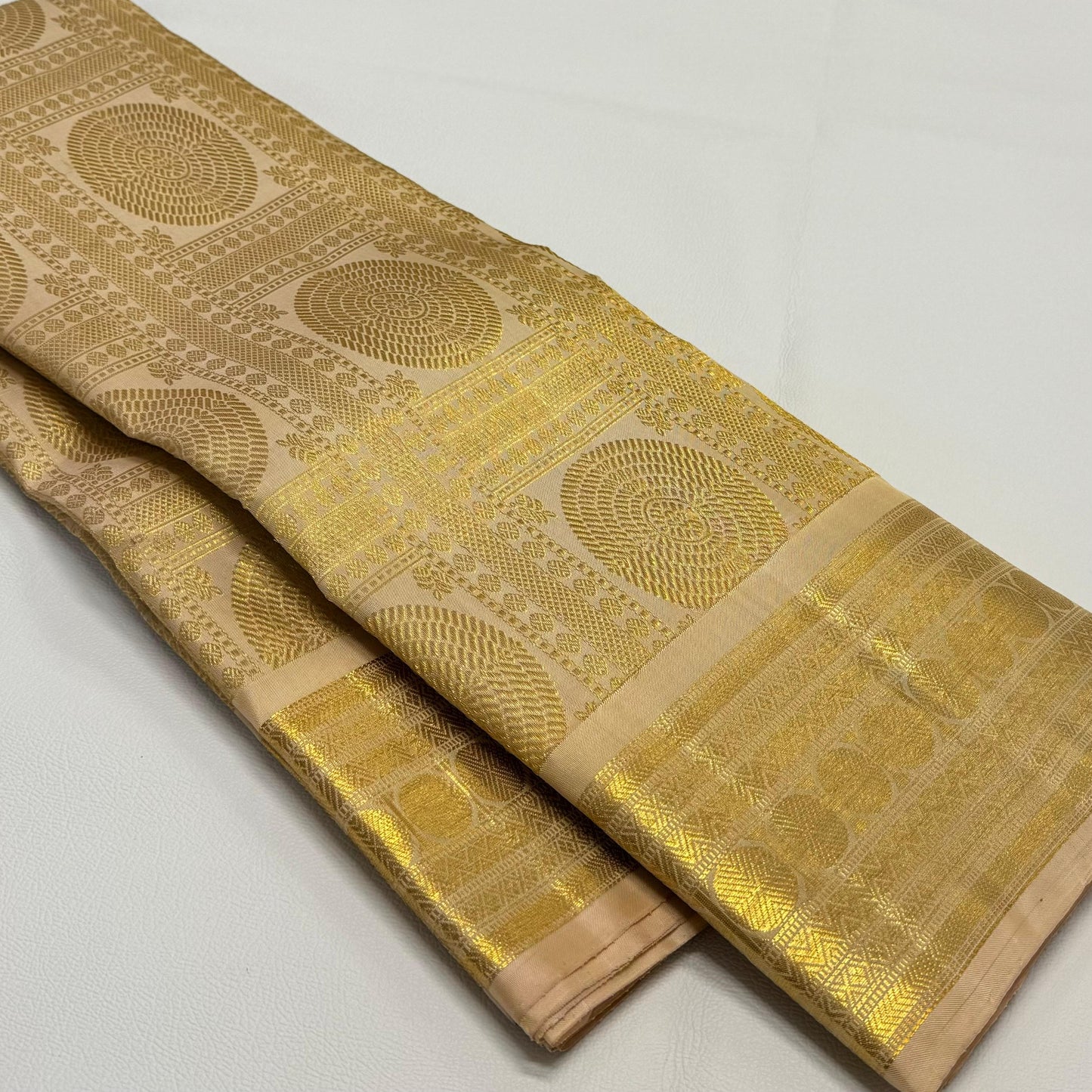 Kanchipuram pure silk handloom double warp self grand pallu and blouse *Bridal 1g* 
*SILK MARK TAG WITH HOLOGRAM*