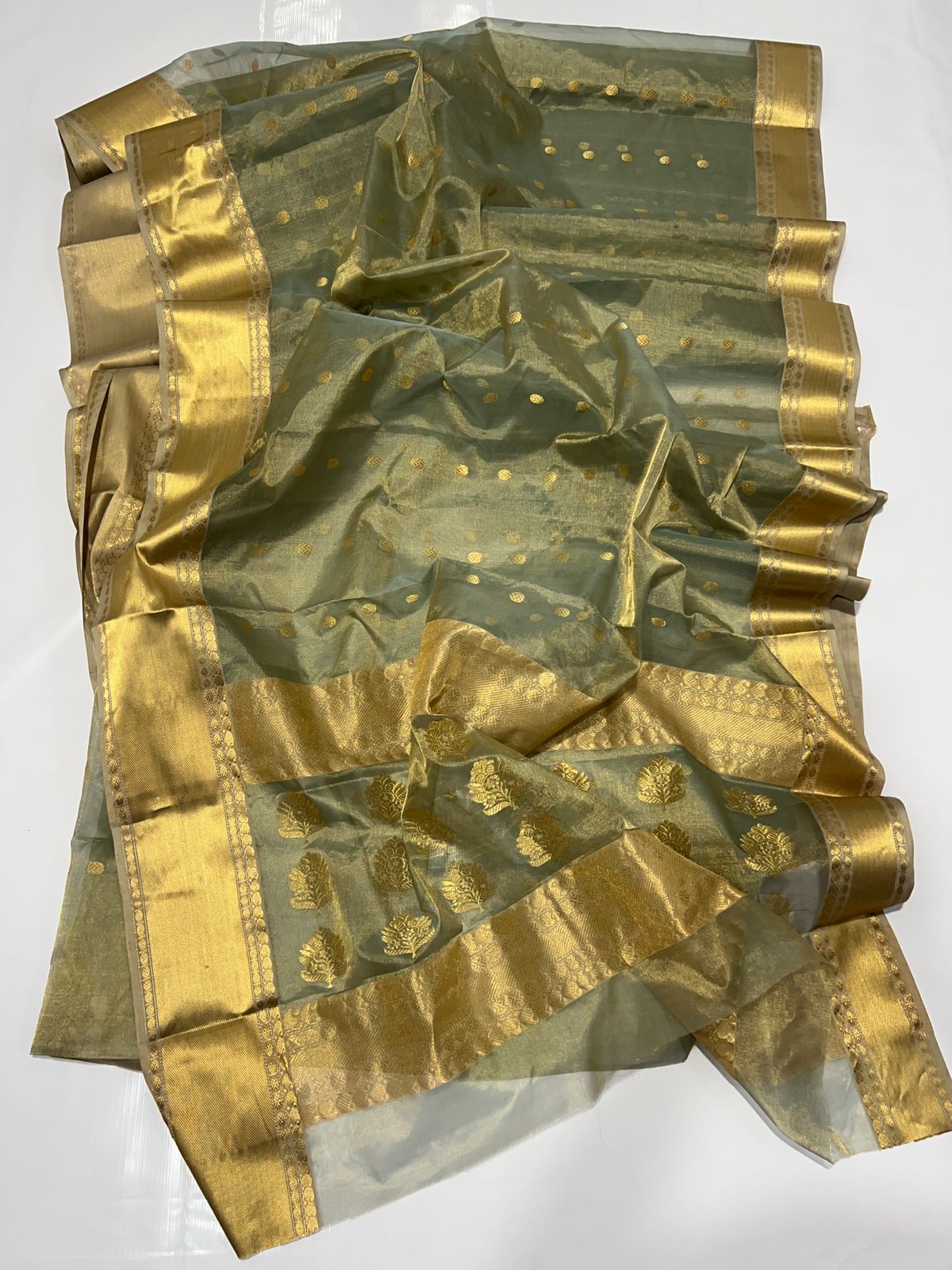 Katan silk tisu saree